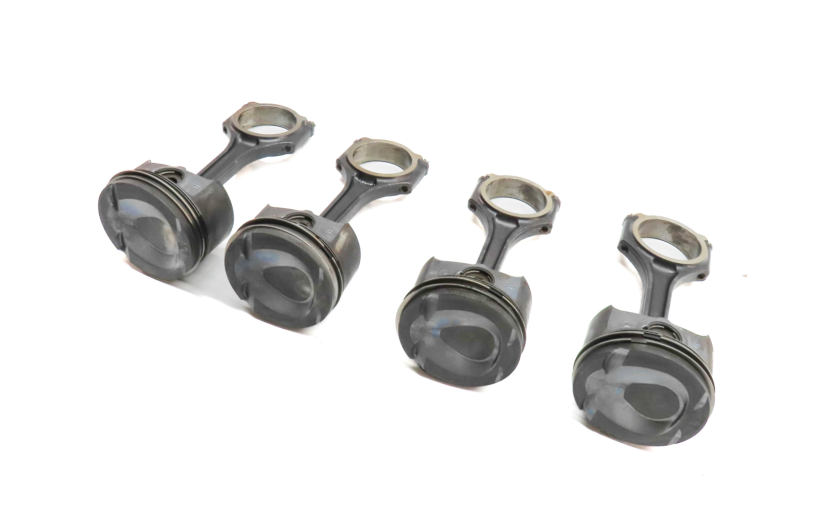 12-15 MERCEDES C250 SLK250 (W204 R172) 1.8L M271 TURBO ENGINE PISTON w/ ROD SET — exact item pictured